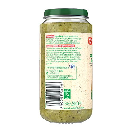 Olvarit Broccoli Kalkoen Aardappel - babyhapje voor baby's vanaf 12+ maanden - 6x250 gram babyvoeding in een maaltijdpotje - Image 3
