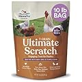 Manna Pro 7-Grain Ultimate Chicken Scratch – Non-GMO Scratch Grain Treat for Chickens, Hens and Other Birds – Natural Multigrain Blend for Poultry and Backyard Flocks – 10 lb Bag