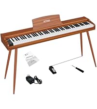 Amazon | IKTMI 電子ピアノ 88鍵盤 ハンマーアクション鍵盤 木製