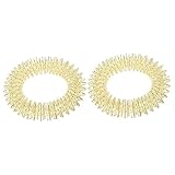 2pcs Chinese Bracelet Ring Bracelet Wrist Bands Bracelets Ring Wrist Massage Bracelet Spiky Sensory Bracelets Metal Ring Chinese Massage Ring for Wrist Pointy Tool Set