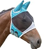 AYNKH Fliegenmaske für Pferd, Fliegenmaske für Pferd, UV-Schutz, geeignet für Pferde, Sommer, Königsblau, COB