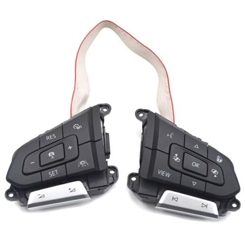 �X�e�A�����O�R���g���[���{�^�� Compatible With For Passat B8 For CC �ԑ��@�\�X�e�A�����O�z�C�[���{�^�����M�{�^�� 30D959442F 30D 959 442 F �ƌ݊���