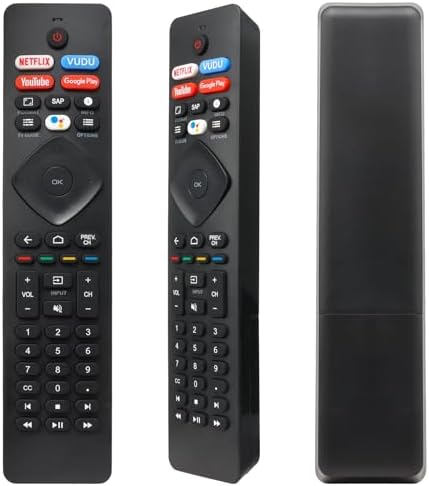 Replacement Voice Remote For Philips Android TV - Compatible With 5604/5704 Series Models