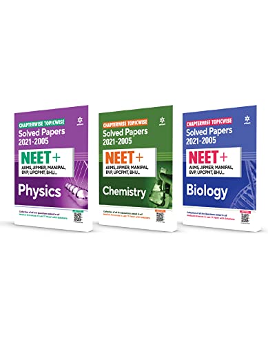 Buy Combo for Chapterwise Topicwise Solved Papers Physics , Chemistry ...