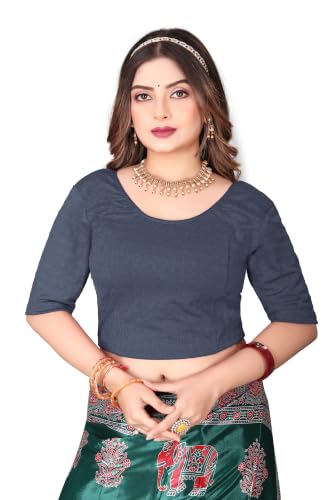 Chemisier en coton extensible ajusté pour petit buste gris