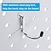 FRIMOONY Pegboard Hooks Assortment with Pegboard Bins, Peg Locks, for Organizing Various Tools, 140 Piece
