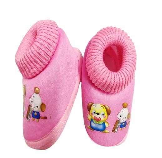 Baby Booties Soft Cotton Cartoon Design Shoes for Infants Comfortable Slip On Foot for Newborn Girls Pink 6-9 Months-image-39
