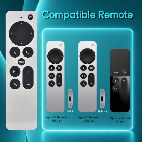 Image of Replacement Remote Control for Apple TVs,for Apple TV HD /4K(1st,2nd,3rd)