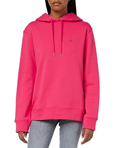 Tommy Hilfiger Damen Hoodie mit Kapuze , Rosa (Pink Splendor), M