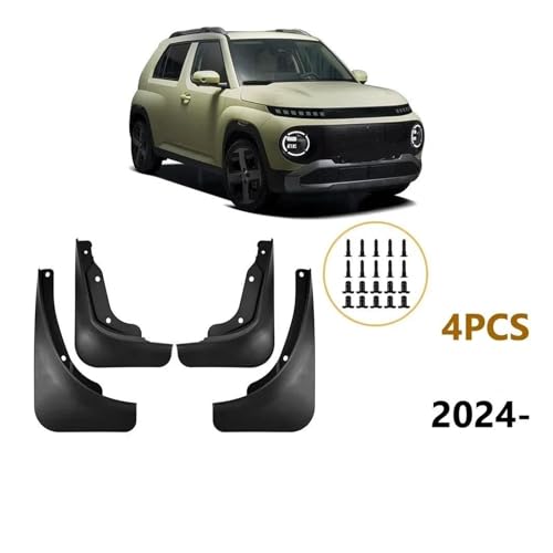 Flaps de barro para Hyundai Casper EV que evitan manchas y salpicaduras 5