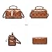 Travistar Crossbody Handbags and Purses Women - Small Retro Embossed Vegan Leather Cross Body Top Handle Handbag Women's Shoulder Bag Trendy Tote Purse Ladies Satchel Bags with Adjustable Strap Brown