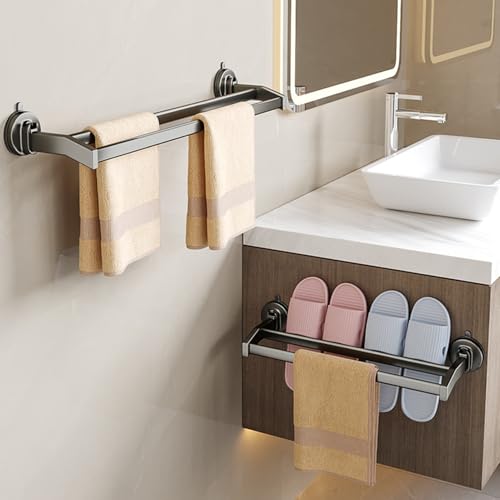 Barre porte-serviettes en aluminium spatial au design épuré