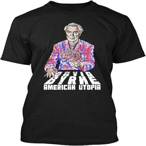 Photo de This is Your Brain on David Byrne 9 Men's T Shirt Unisex Clothing Black L