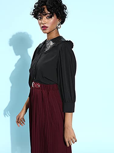 Image of Rare Women's Solid Regular Fit Blouse