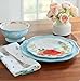 Pioneer Woman Sweet Rose 12-Piece Stoneware Dinnerware Set, Floral-Inspired Plates and Bowls for Everyday Use