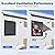 TrueyEssence Camper Push Out Window, RV Window with Screen Exit Window Replacement for RV Camper Caravan 650x500mm/25.59x19.69in