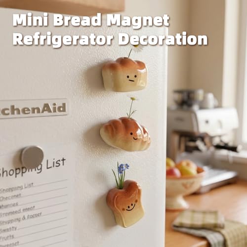 Imanes Mini Jarrón Pan DIF DECO 3 Piezas Decorativos miniatura 6