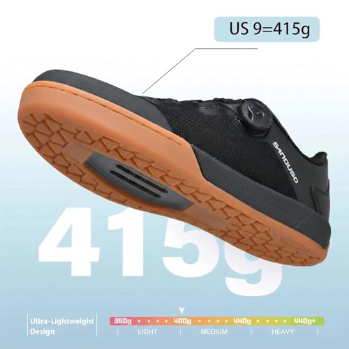 Image of MTB Mountain Bike Shoes for XC /Enduro /DH Cycling, Speed Lace Dial System Stability(Flat Pedal /Clipless Version)