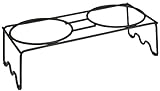 Signature Housewares Dual Pet Bowl Stand, Extra Small