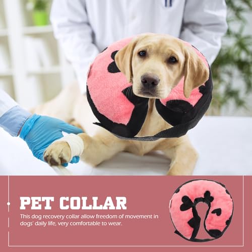 Collier gonflable de récupération chat en tissu doux de qualité supérieure