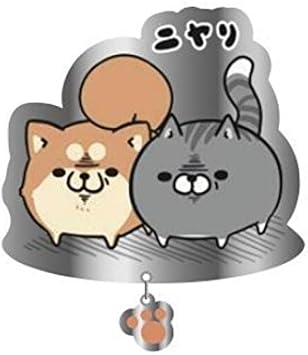 Amazon Line Friends チャーム付pins ボンレス犬とボンレス猫 にやり 画びょう ピン 文房具 オフィス用品
