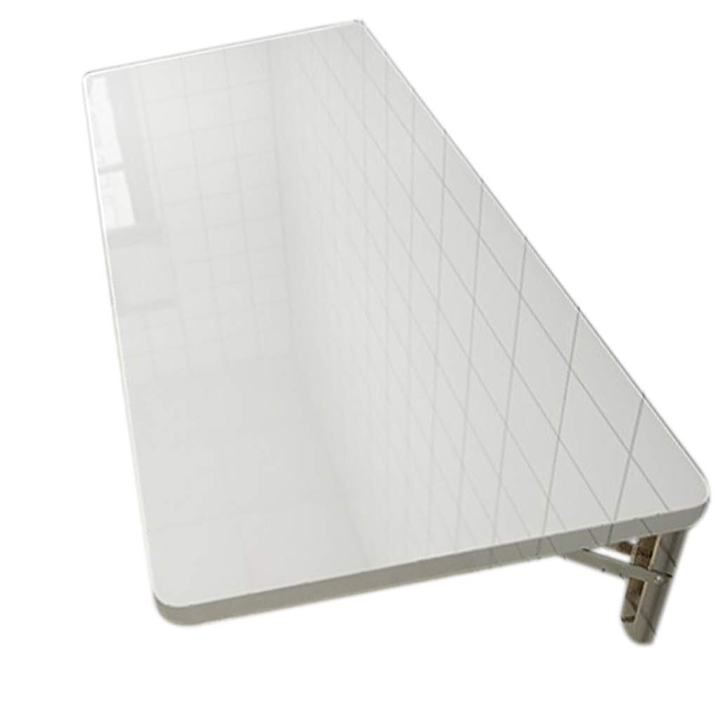 Table de salle à manger pliante murale en bois blanc CHEWYNP