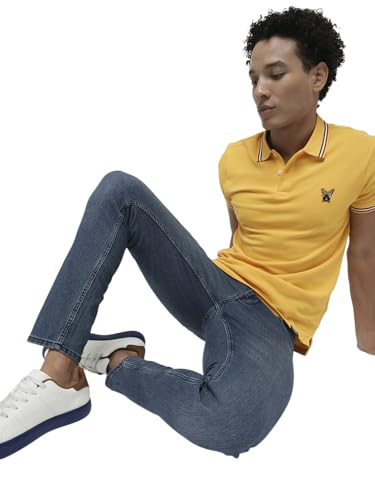 Image of Jack & Jones Men's Slim Fit Mid Rise Jeans