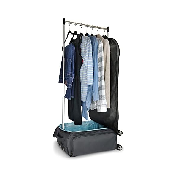 Travolution Travel Garment Rack Luggage Carryon with Spinner Wheels