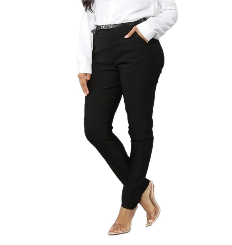 Women's Skinny Pants with 3 Pockets - Lightweight & Breathable Stretch Work Pants Women - Business Casual Bottoms4