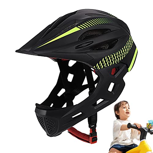 Capacetes para crianças, Capacetes de bicicleta para adultos e crianças ajustáveis ​​com luz LED par