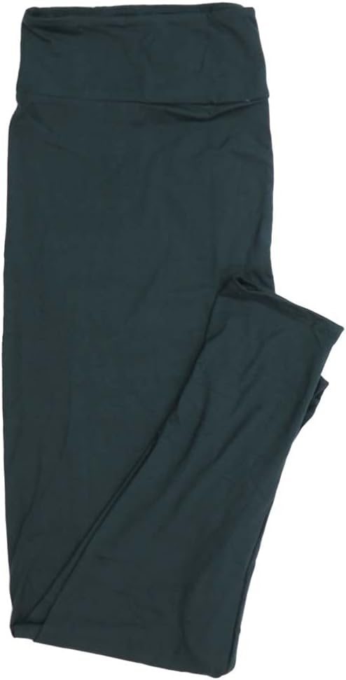 LularoeTCTWO TC2 Solid Dark Green Buttery Soft Womens Leggings fits Adults Sizes 18-26 TCTWO-SOLID-DARKGREEN-163045-20, Multicoloured