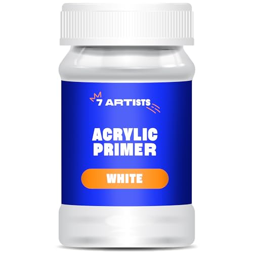 7 Artists Primer Imprimacion Blanca 100 ml – Gesso Acrilico...