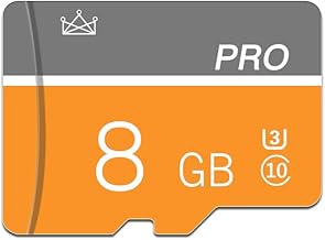 8GB Memory Card,Micro Card with Adapter Class 10 High Speed for Camera,Smartphone,Tablet,Personal Computer