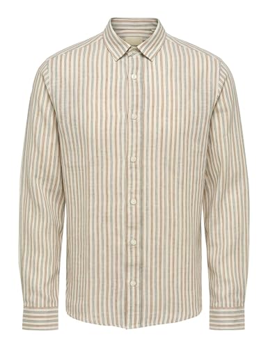 Only & Sons Onscaiden Life Ls Stripe Linen Noos – Ansicht 1