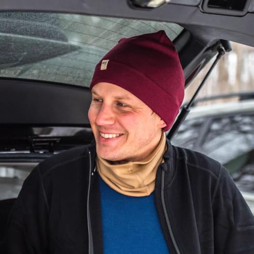 Image of 100% Merino Wool Cuff Beanie - Warm Winter Hat - Novelty Beanie - Toque