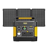【急速充電】 ポータブル電源は標準DC60Wのクイックチャージアダプターを備えています。充電速度は0%から80%までで約4.7時間です。また、PD TYPE-C 100 W入出力双方向インターフェースを搭載しており、同時に2つの方式を接続して充電する場合、充電電力は最高160 W（DC 60 W+PD 100 W）に達することができます。このように、0%-80%からの電気量は最速で約1.7時間です。 【最大９台のデバイスを同時充電】Evopowポータブル電源は110938mAh/355Whの大容...