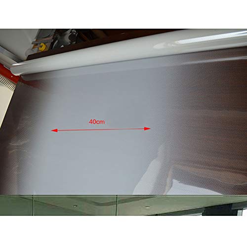 Vinilo decorativo de ventana degradado blanco HOHOFILM 5x6.5 ft miniatura 3