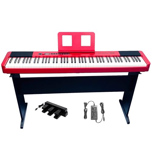 88-Key Weighted Digital Piano with Stand and Pedals