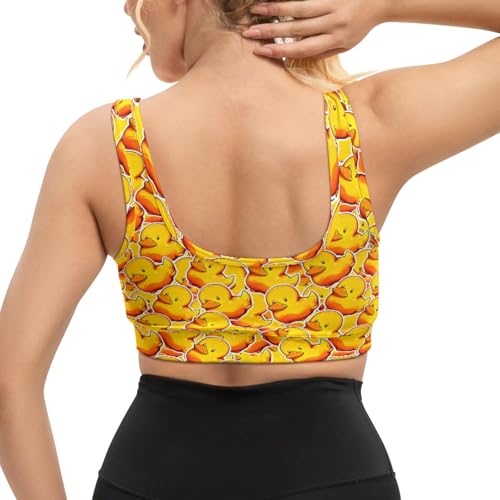 Image of Yoga top Women's Cheerleading Uniform Gym Outfit Running Crop Tops Yoga Shirts Casual Tank Top
