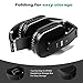 August EP650 Bluetooth Wireless Over-Ear Headphones with aptX Low Latency, NFC, Multipoint Pairing, Wired Option, Built-in Microphone - Black