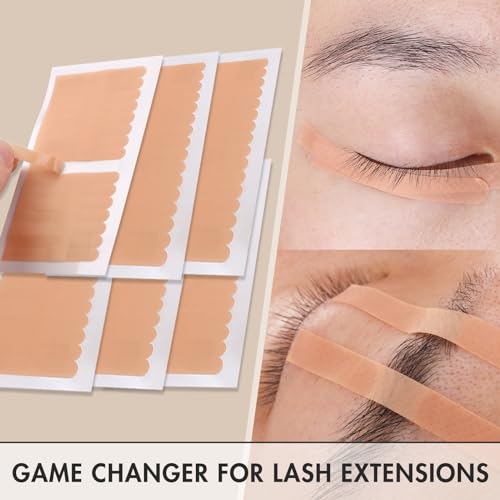 Embagol 800 Pcs Eyelash Extension Tape Lash Tape - Breathable Micropore Medical Tape for Sensitive Under Eye Use - Thumbnail 2