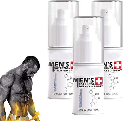 Bamideo - Spray de atraso de longa duração para homem 30 ml - spray para homens - spray potenciador para homens - spray externo para homens (3 peças)