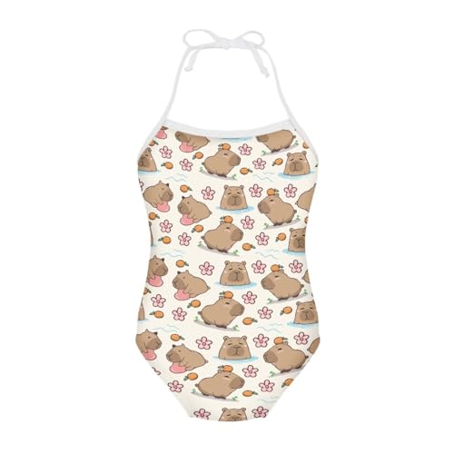 Image of ELEQIN Swimwear Swimsuit One Piece Girls Bathing Suit Animal Pattern 1-10 Years