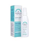 La Carmela Loción Capilar 150ml triple acción Anticaída, Anticaspa y Redensificante. Respeta el equilibrio natural del cuero cabelludo sensible o irritado. Elimina el picor al instante.