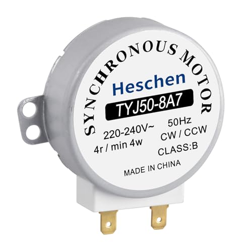 Heschen Synchronmotor TYJ50-8A7 220-240VAC 4R/Min CW/CCW 50Hz für Mikrowellenofen Drehtisch