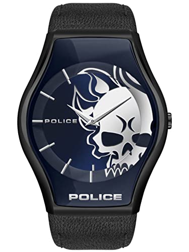 Montre Homme Police Sphere en quartz analogique et bracelet synthétique PL.16114JSU-03