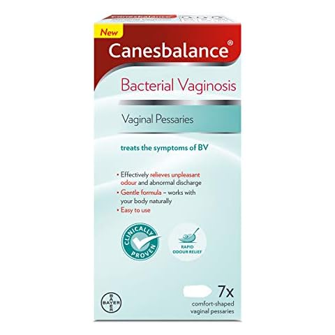 CanesBalance Vaginal Pessaries | Bacterial Vaginosis Symptom Treatment | Starts to Work Immediately to Relieve Unpleasant Intimate Odour Associated with BV | Clinically Proven - Pack of 7 Cover
