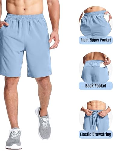Image of Nobero V2 Shorts for Men | Zip Pocket Shorts | Regular Fit | Elasticated Waist | Soft & Breathable Fabric | Casual Everyday Wear