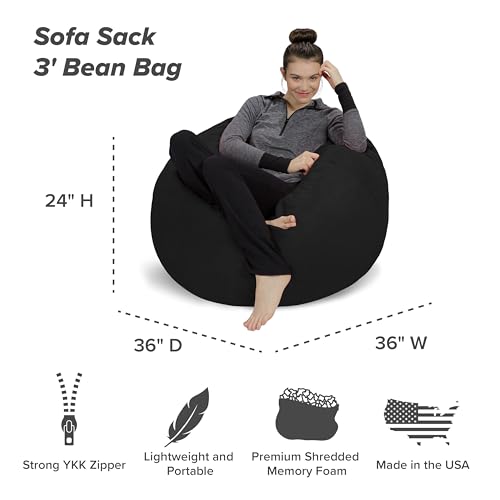 Sofa Sack AMZBB-3SK-CS01 Bean Bag Chair - Plush thumb #2