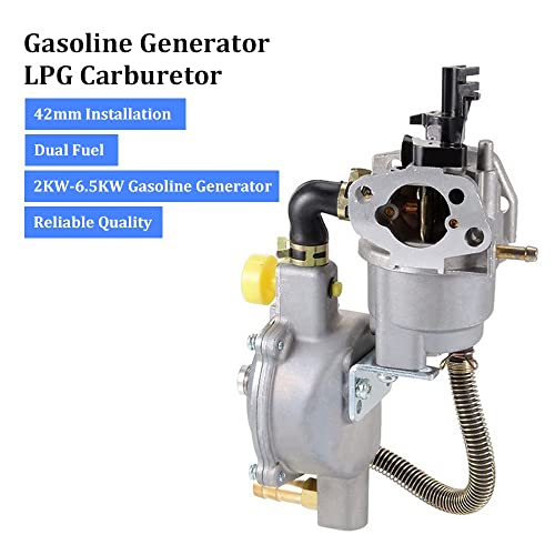 Motoren Grasmaaier carburateur Carburateur 42mm Dual Fuel Benzine-generator LPG Carburateur Compatibel Voor 170F GX160… - Afbeelding 6